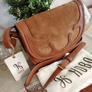HOBO Brown Leather Crossbody Bag